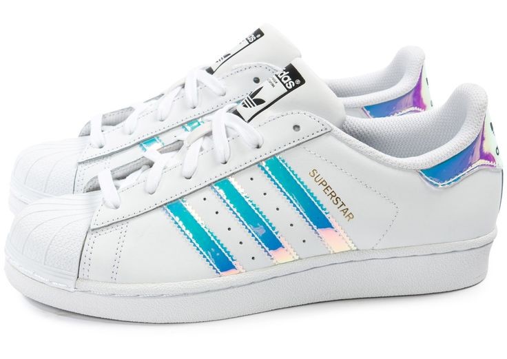 adidas superstar femme blanche et rose