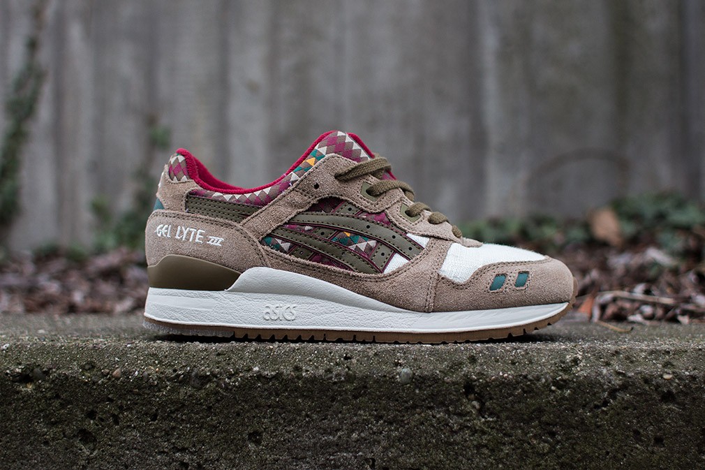 Lyte Rouge Gel Chaussures Asics Noir Iii Beige 6yYfgb7v